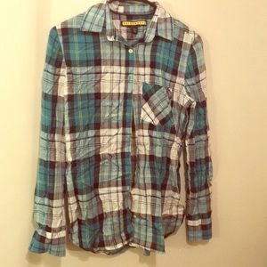 polo long sleeve blue stripe